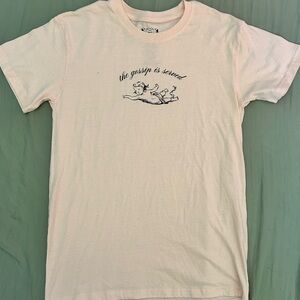 Chic Cream Graphic Tee